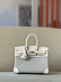 Hermes Birkin Tote Bag Swift leather with canvas 25cm 286008
