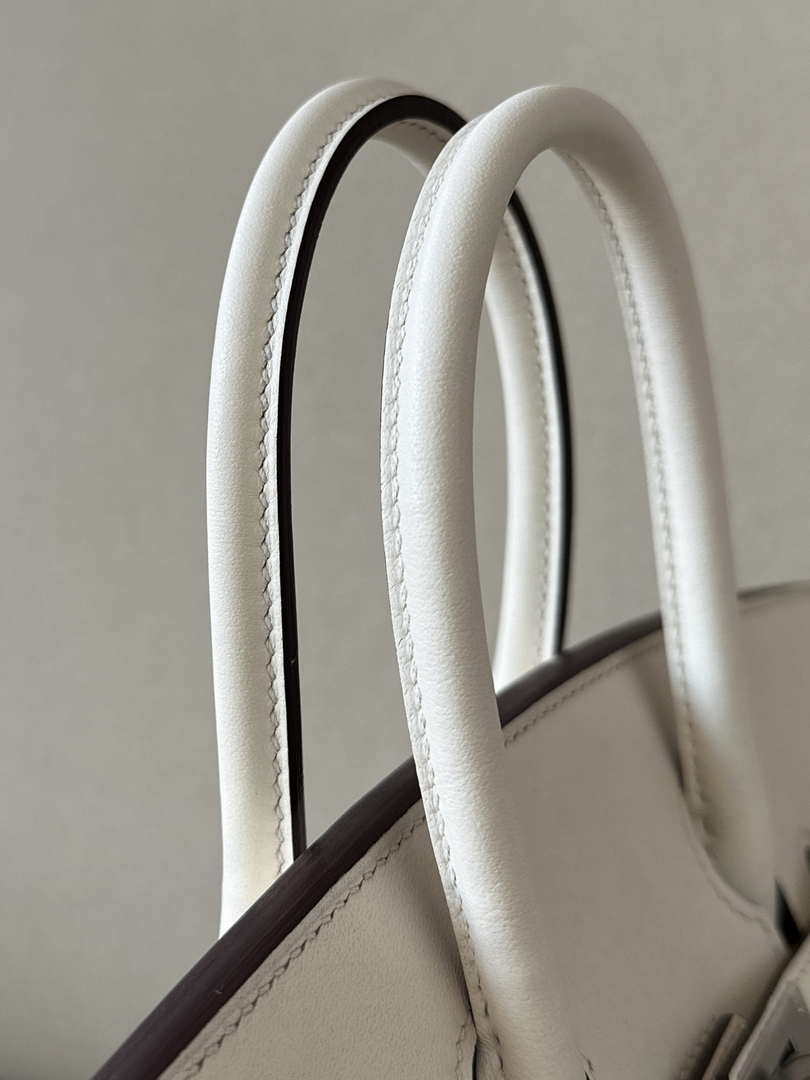 Hermes Birkin Tote Bag Swift leather with canvas 25cm 286008