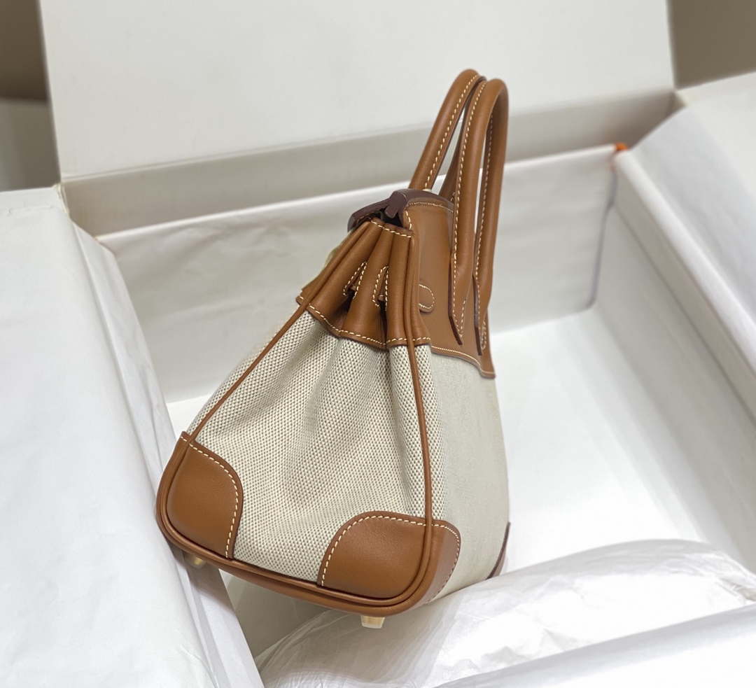 Hermes Birkin Tote Bag Swift leather with canvas 285899