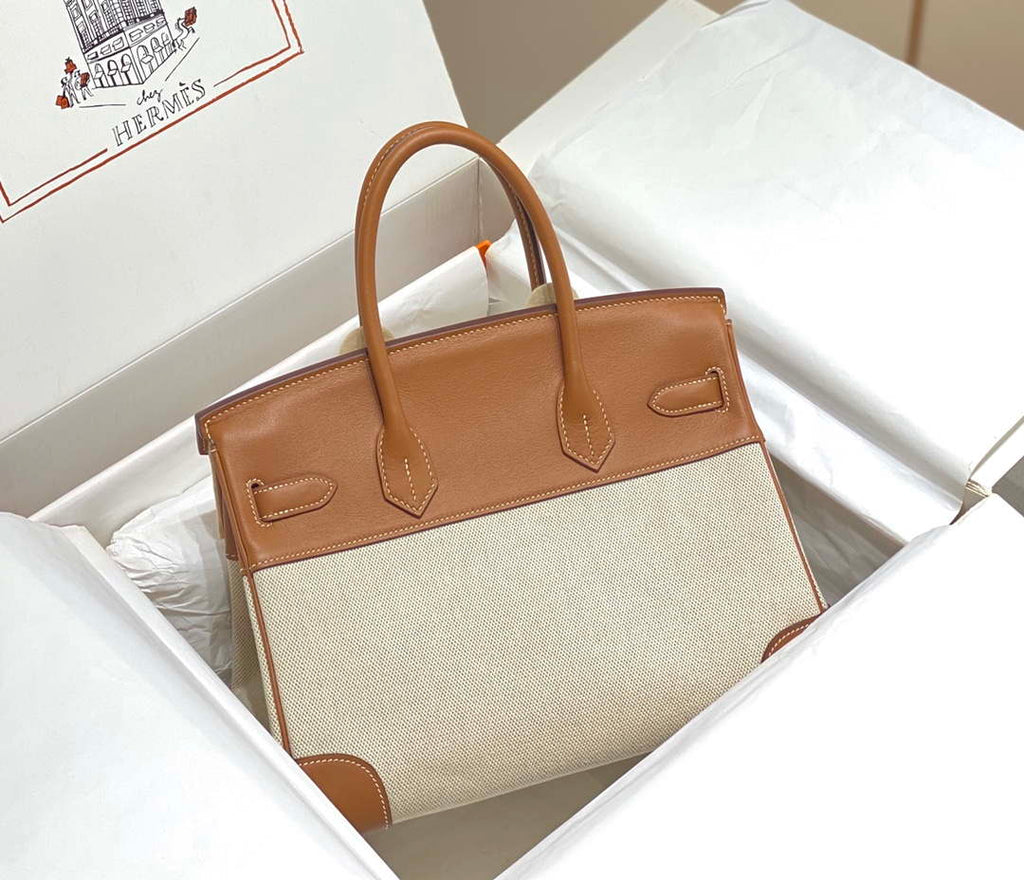 Hermes Birkin Tote Bag Swift leather with canvas 285899