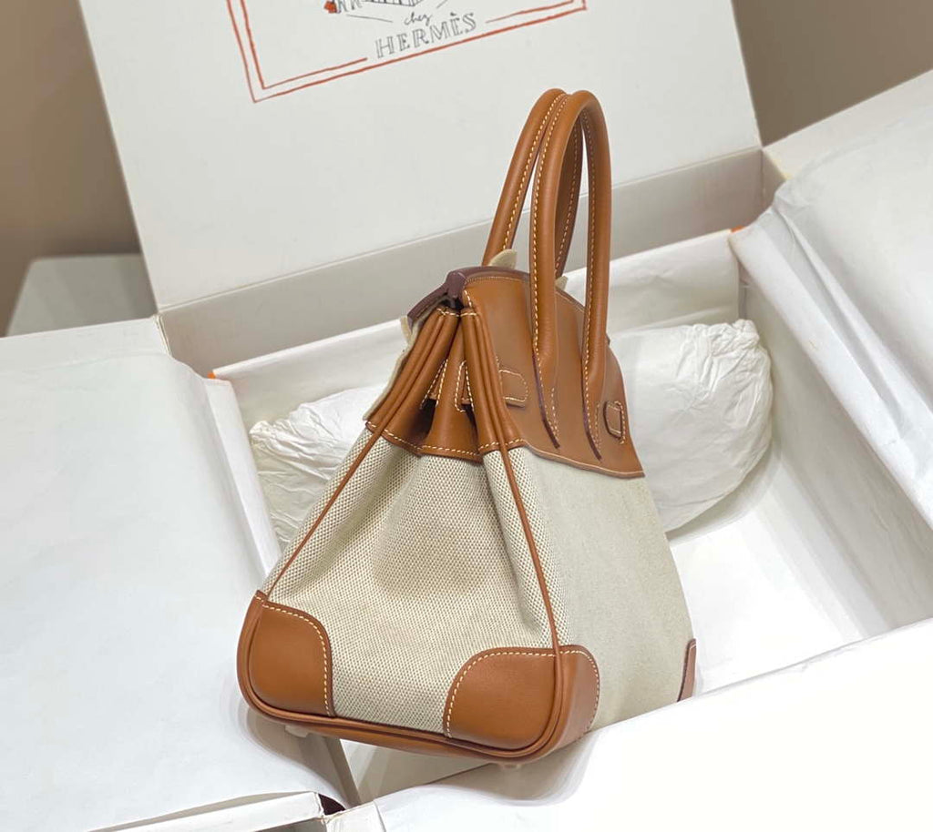 Hermes Birkin Tote Bag Swift leather with canvas 285899