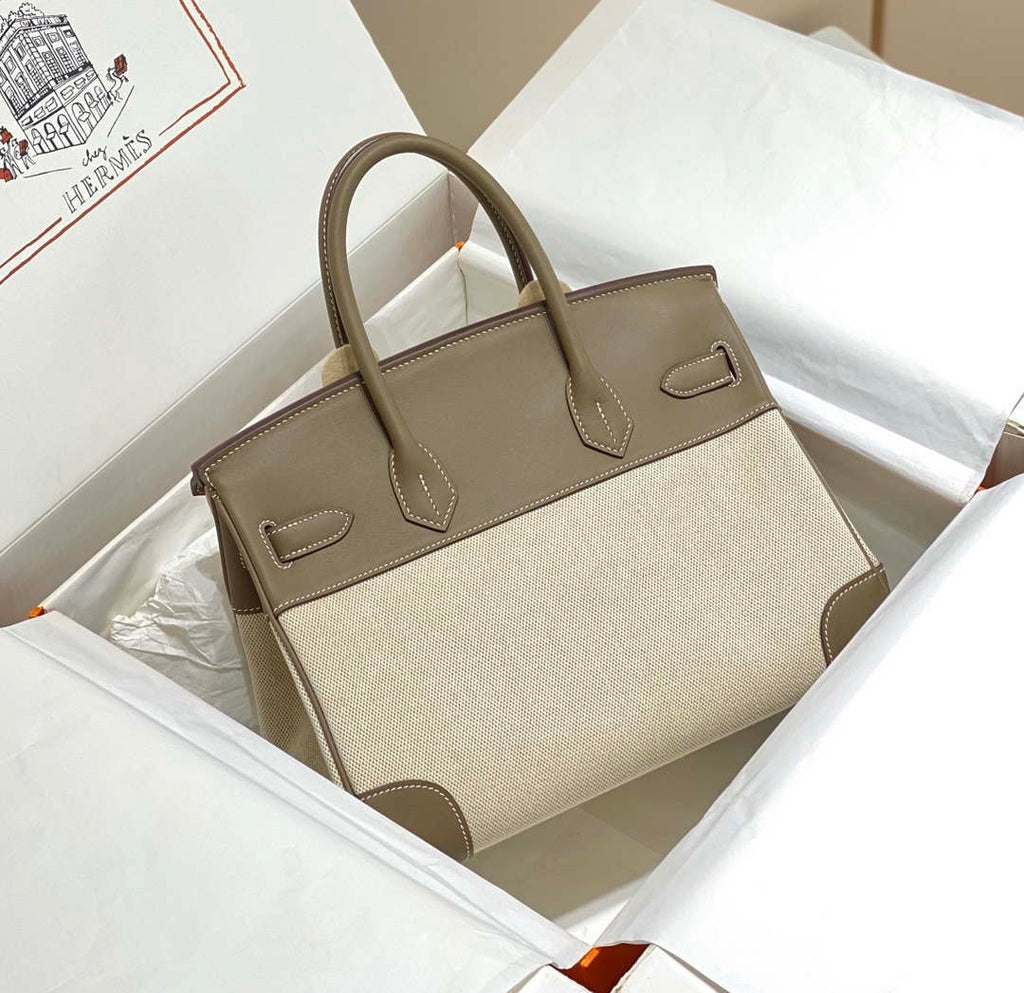 Hermes Birkin Tote Bag Swift leather with canvas 285900