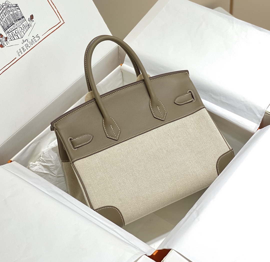 Hermes Birkin Tote Bag Swift leather with canvas 285900