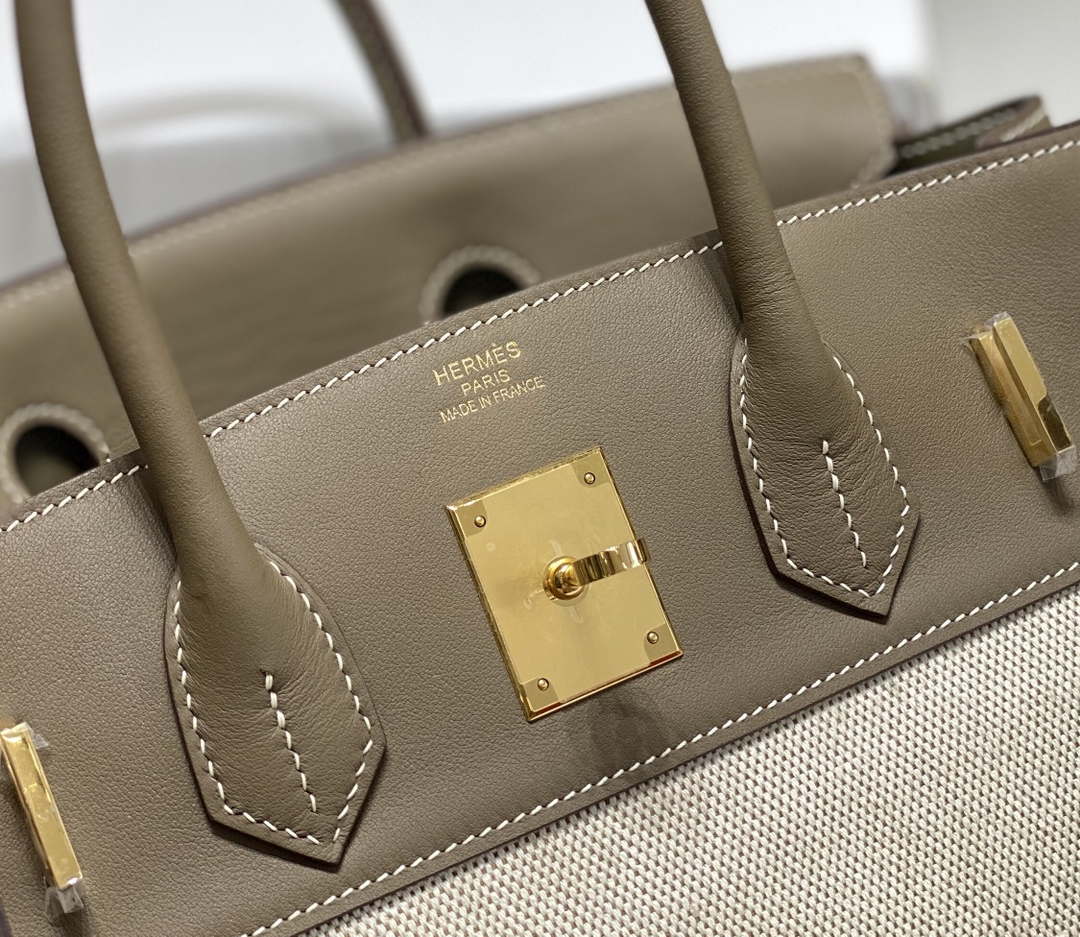 Hermes Birkin Tote Bag Swift leather with canvas 285900