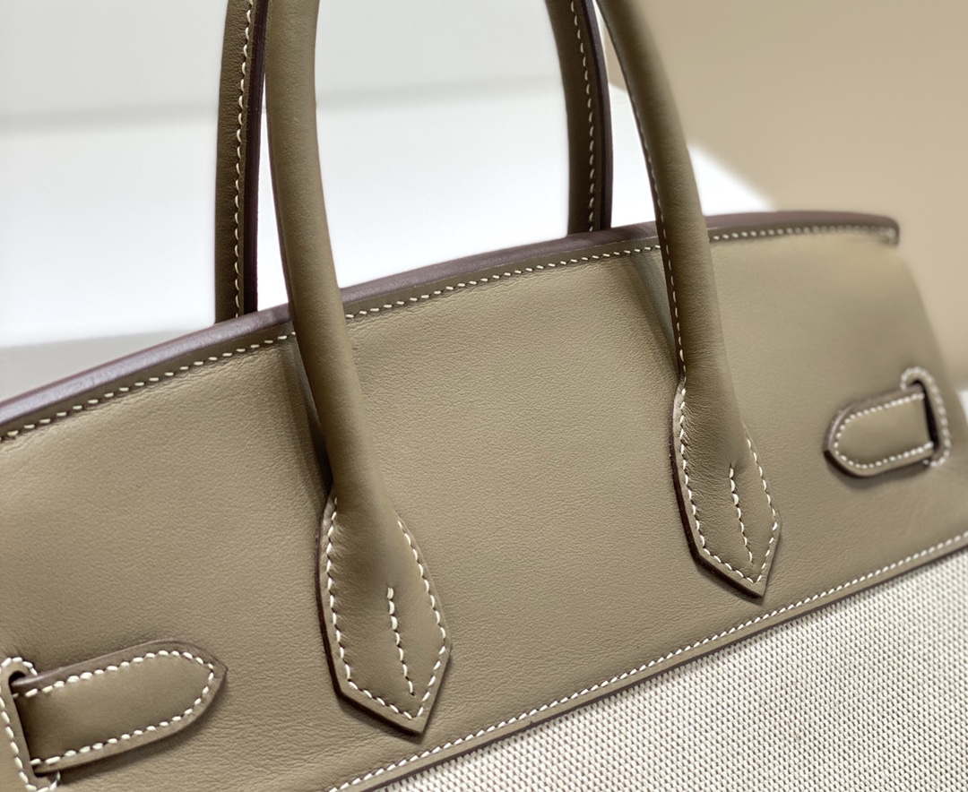 Hermes Birkin Tote Bag Swift leather with canvas 285900