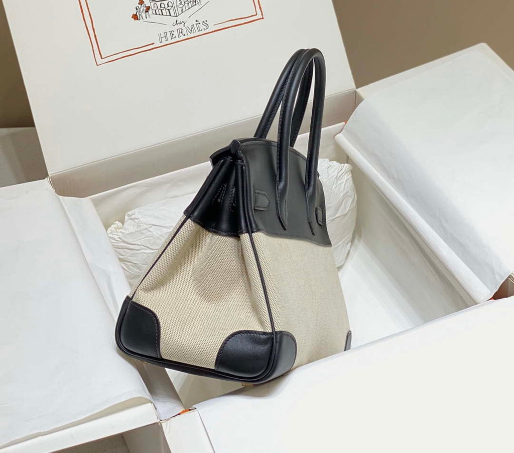 Hermes Birkin Tote Bag Swift leather with canvas 285901