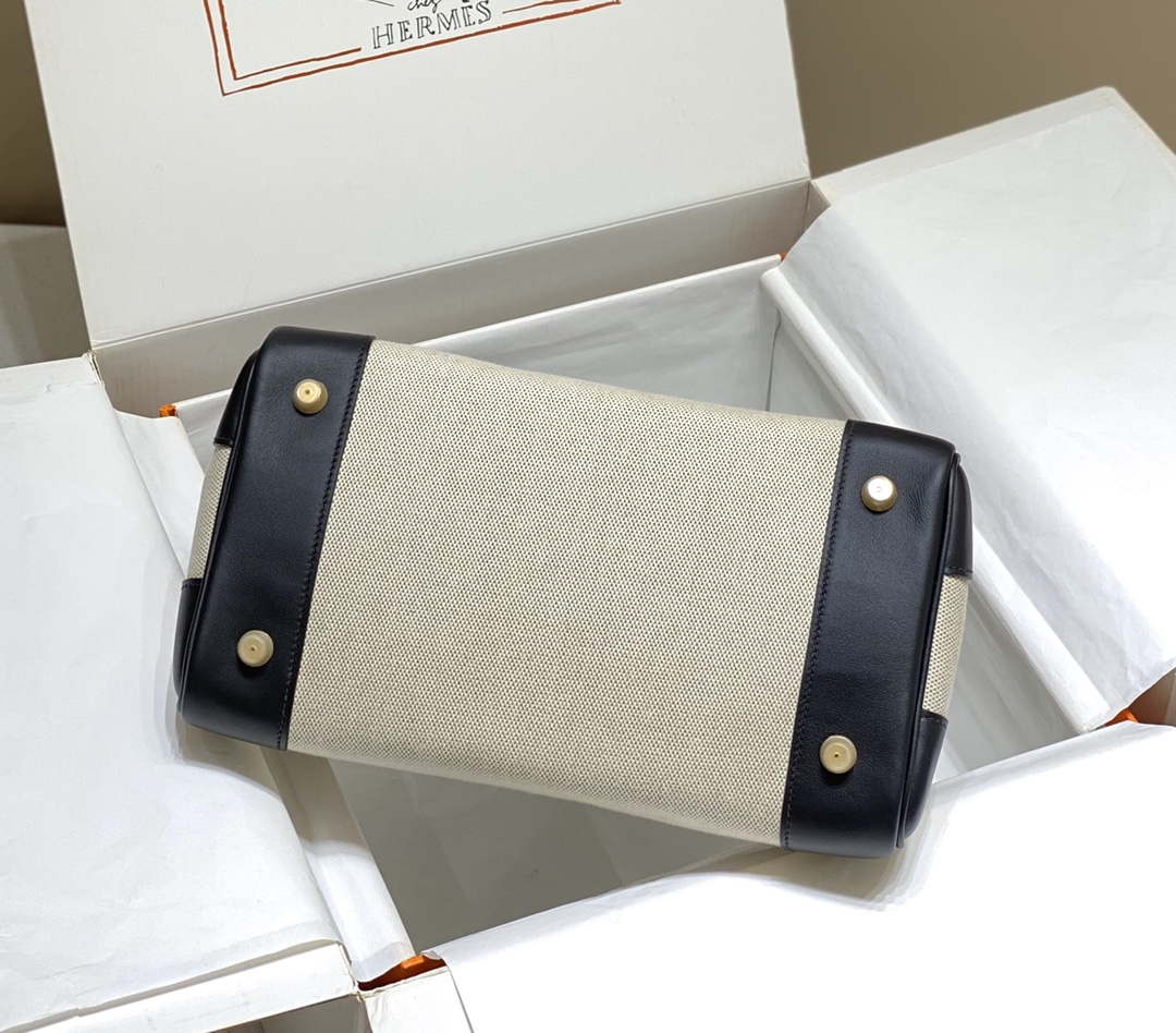 Hermes Birkin Tote Bag Swift leather with canvas 285901