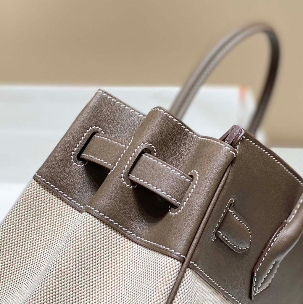 Hermes Birkin Tote Bag Swift leather with canvas 285902