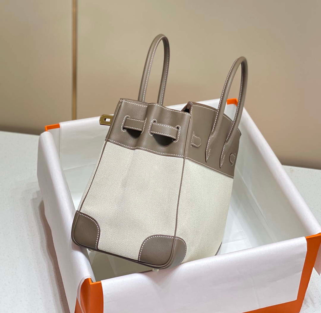 Hermes Birkin Tote Bag Swift leather with canvas 285902