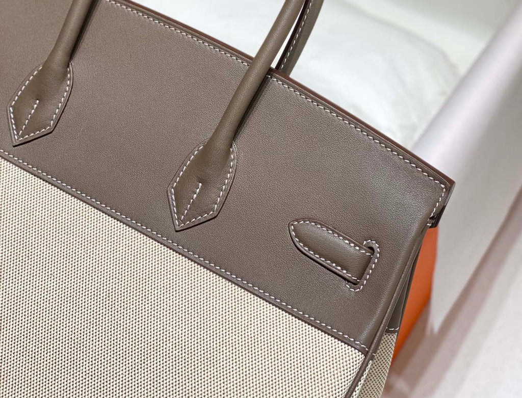 Hermes Birkin Tote Bag Swift leather with canvas 285902