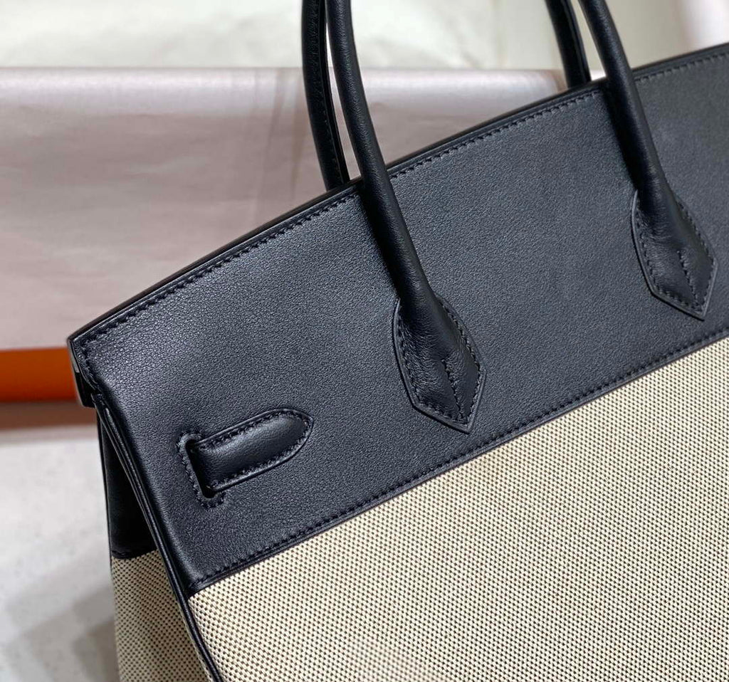 Hermes Birkin Tote Bag Swift leather with canvas 285904