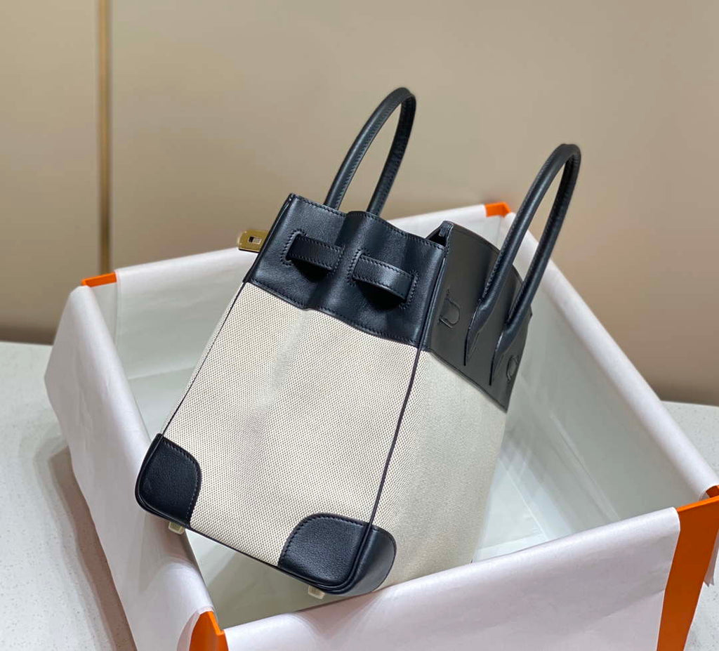 Hermes Birkin Tote Bag Swift leather with canvas 285904