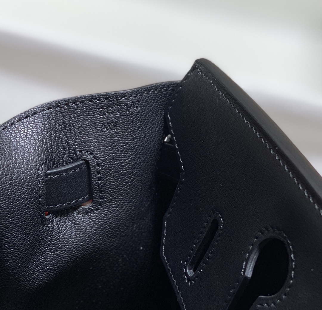 Hermes Birkin Tote Bag Swift leather with canvas 285904 - 30cm - View 17