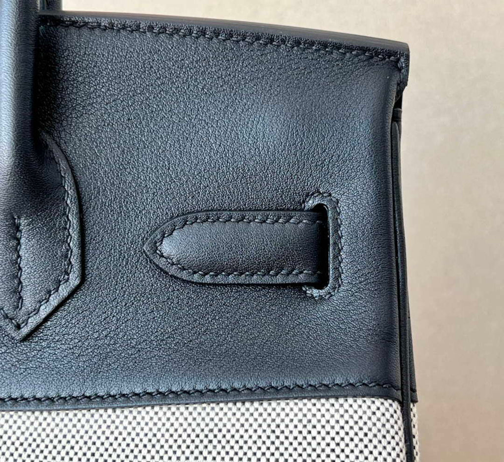 Hermes Birkin Tote Bag Swift leather with canvas 286001