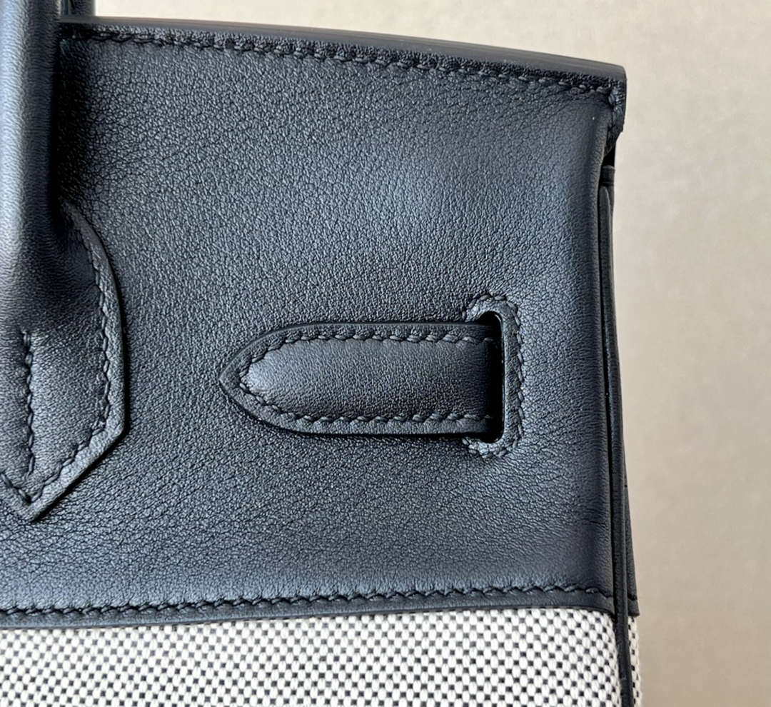 Hermes Birkin Tote Bag Swift leather with canvas 286001