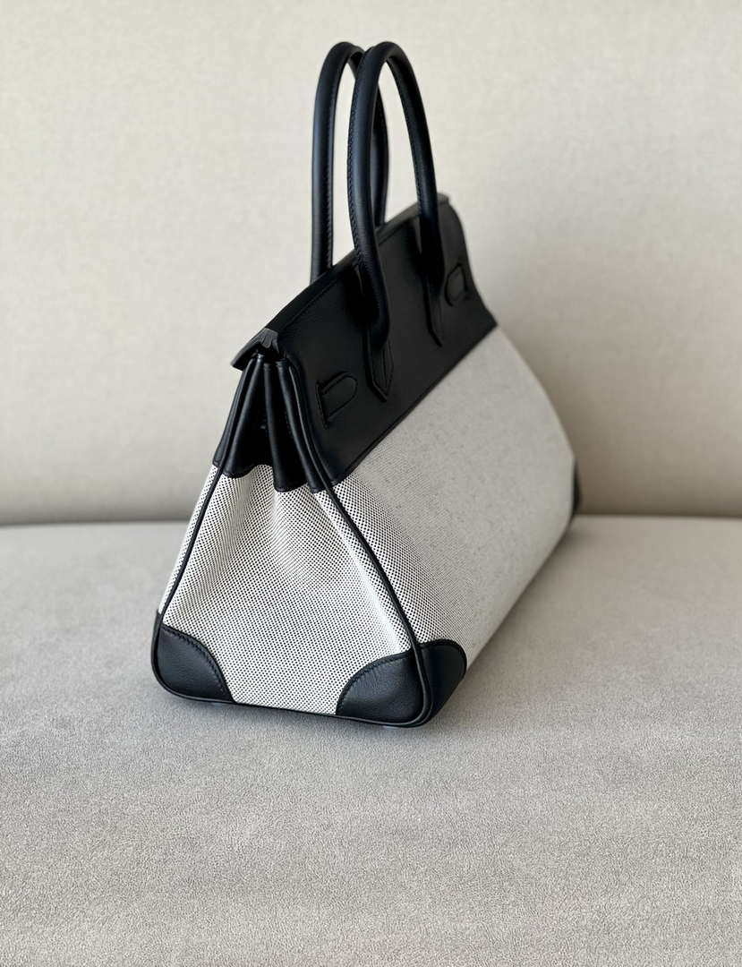 Hermes Birkin Tote Bag Swift leather with canvas 286001