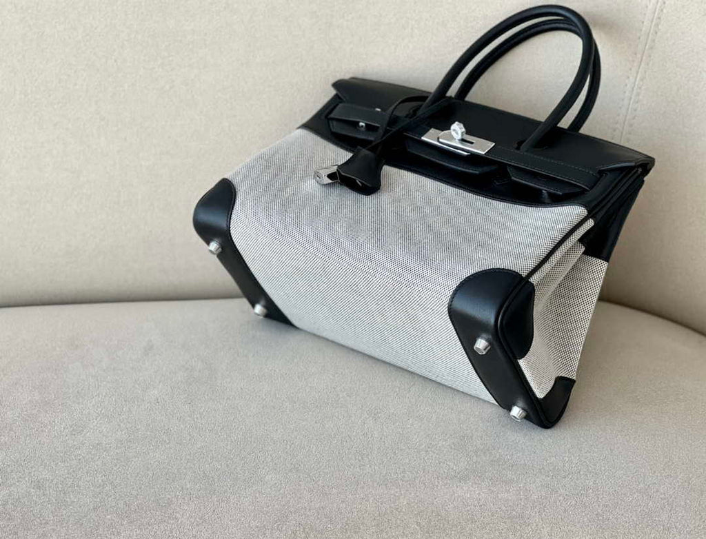 Hermes Birkin Tote Bag Swift leather with canvas 286001