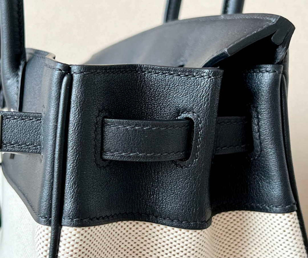 Hermes Birkin Tote Bag Swift leather with canvas 286001