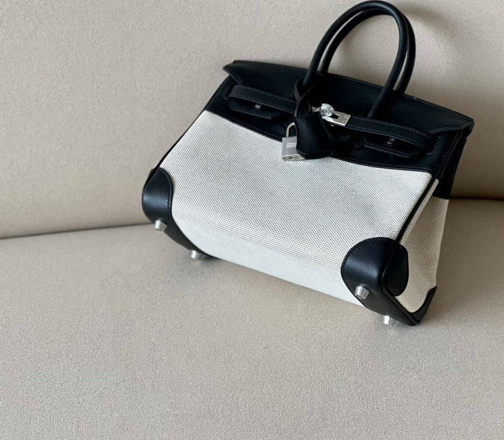 Hermes Birkin Tote Bag Swift leather with canvas 286001