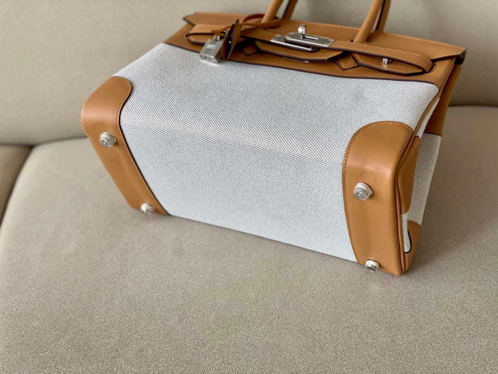 Hermes Birkin Tote Bag Swift leather with canvas 286003