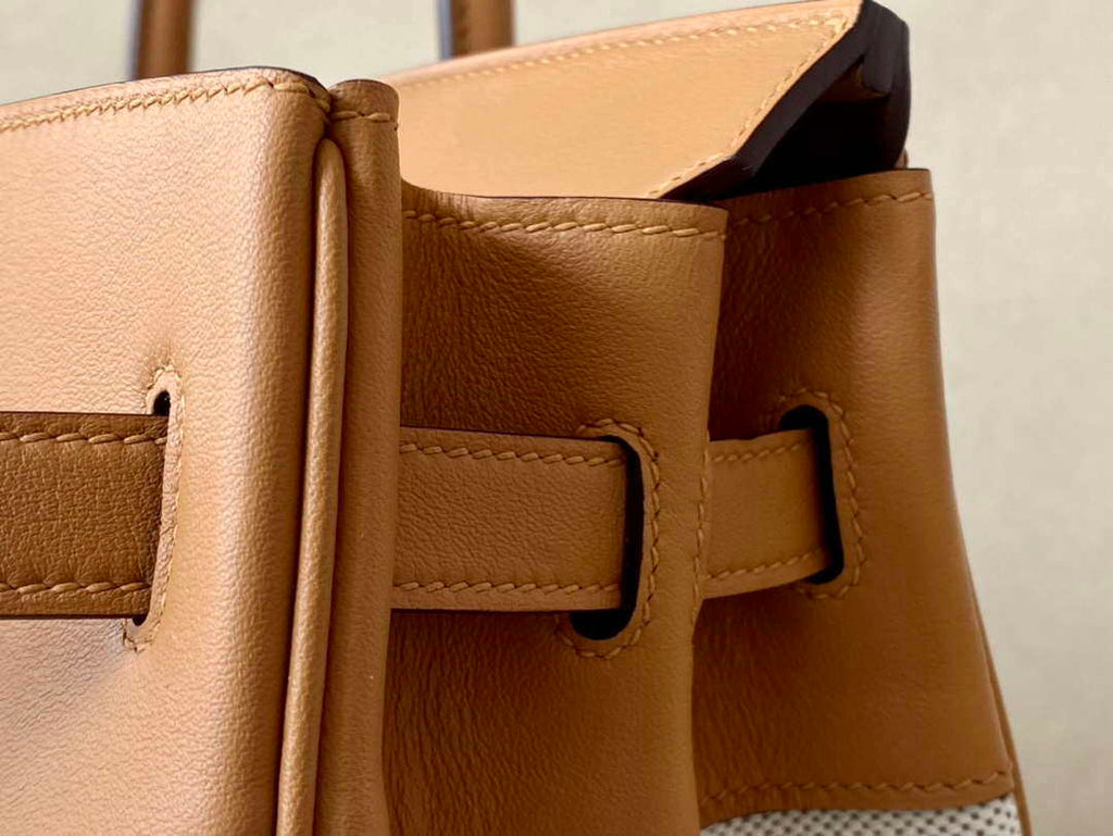 Hermes Birkin Tote Bag Swift leather with canvas 286003