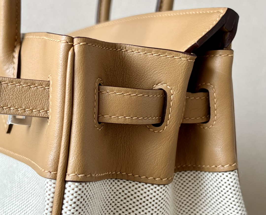 Hermes Birkin Tote Bag Swift leather with canvas 286003