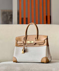Hermes Birkin Tote Bag Swift leather with canvas 286003