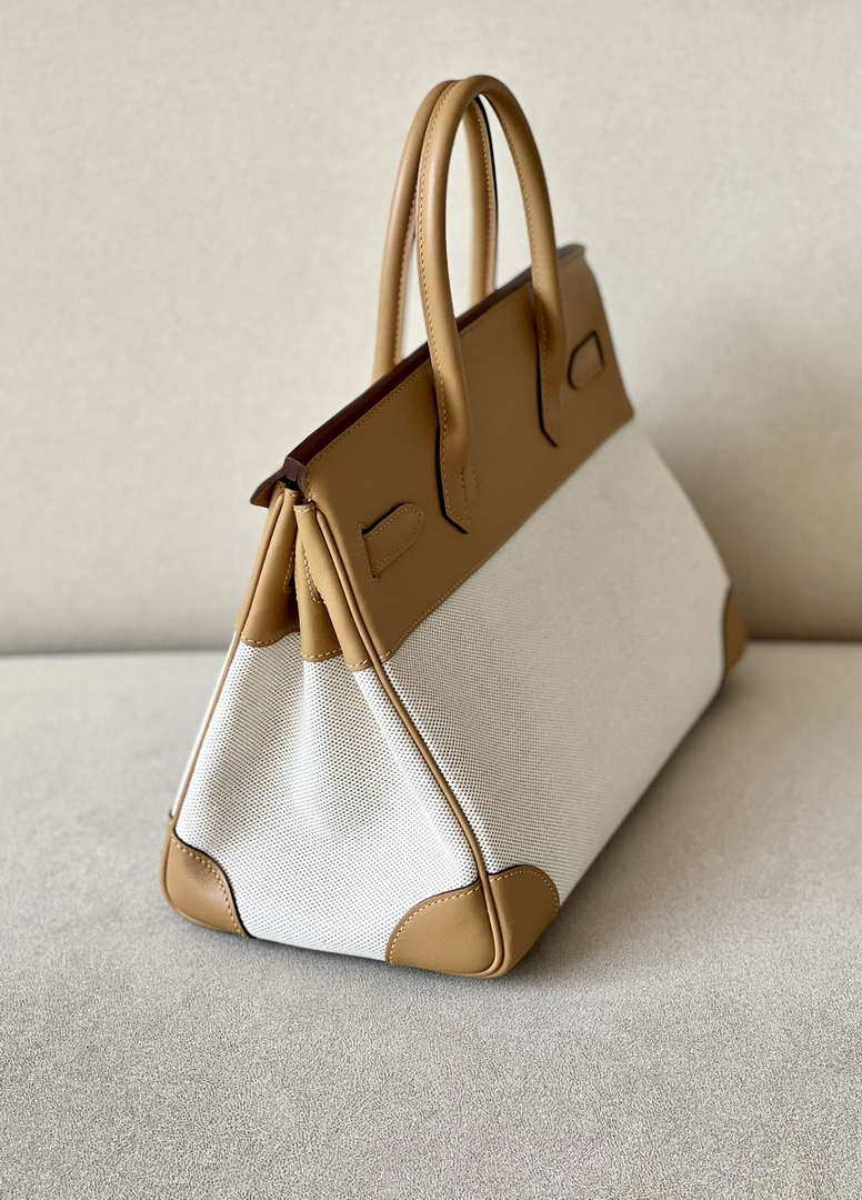 Hermes Birkin Tote Bag Swift leather with canvas 286003