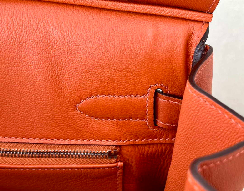 Hermes Birkin Tote Bag Swift leather with canvas 30cm 286005
