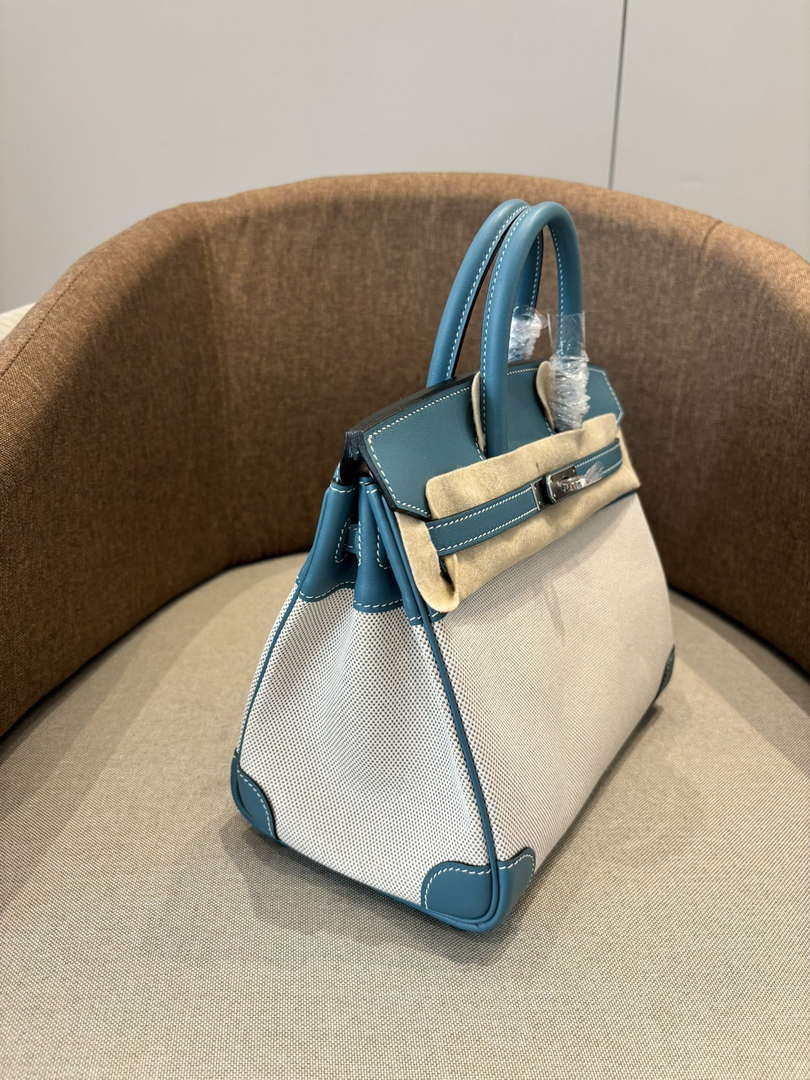 Hermes Birkin Tote Bag Swift leather with canvas 286008