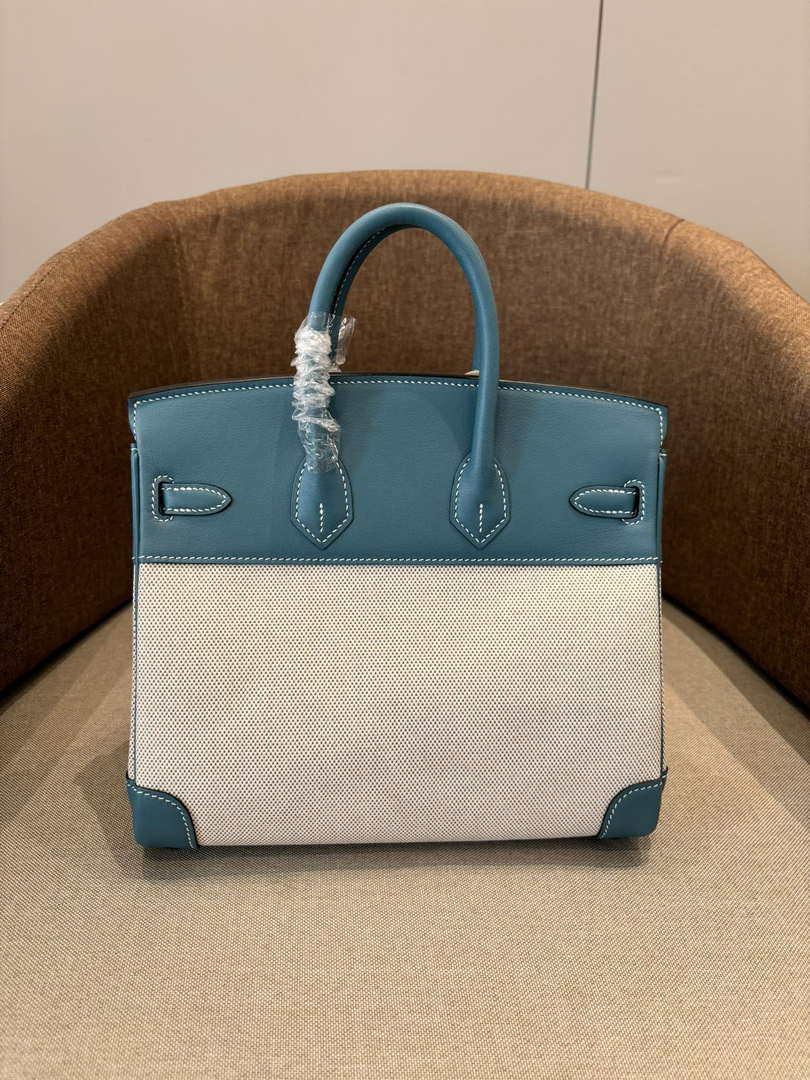 Hermes Birkin Tote Bag Swift leather with canvas 286008