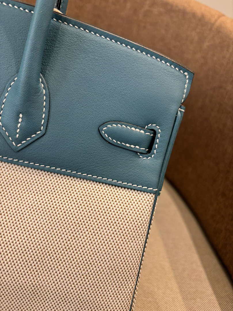 Hermes Birkin Tote Bag Swift leather with canvas 286008