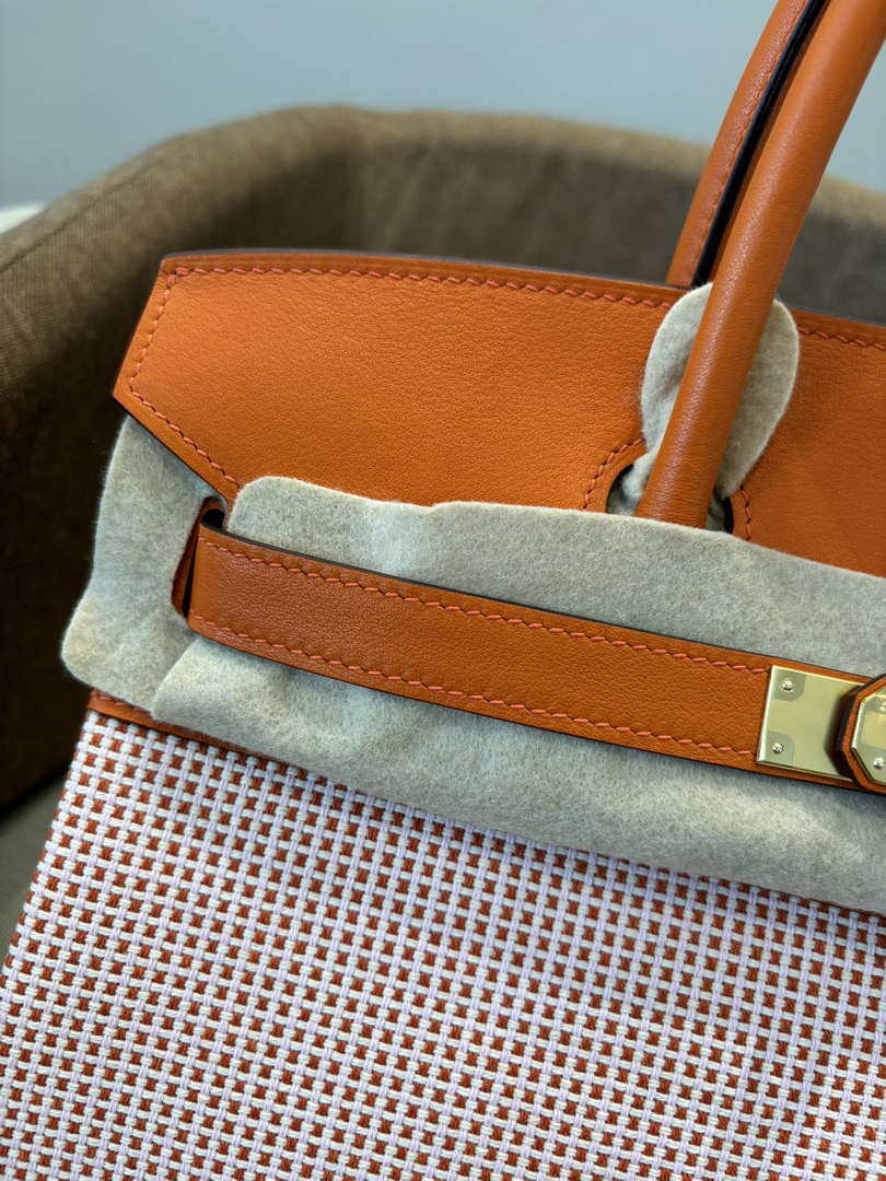 Hermes Birkin Tote Bag Swift leather with canvas 286009