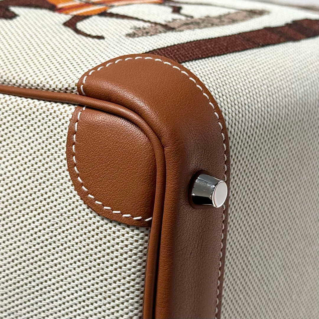 Hermes Birkin Tote Bag Swift leather with canvas 286011