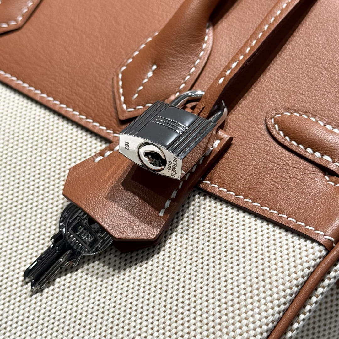 Hermes Birkin Tote Bag Swift leather with canvas 286011