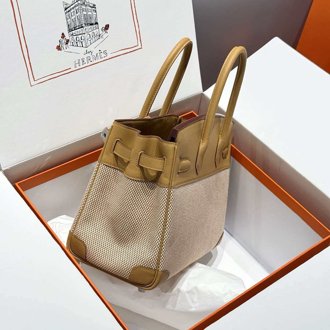 Hermes Birkin Tote Bag Swift leather with canvas 286012