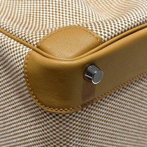 Hermes Birkin Tote Bag Swift leather with canvas 286012 - Gold / 25cm - View 8