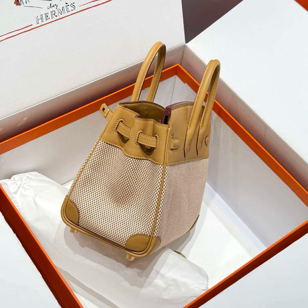 Hermes Birkin Tote Bag Swift leather with canvas 286012