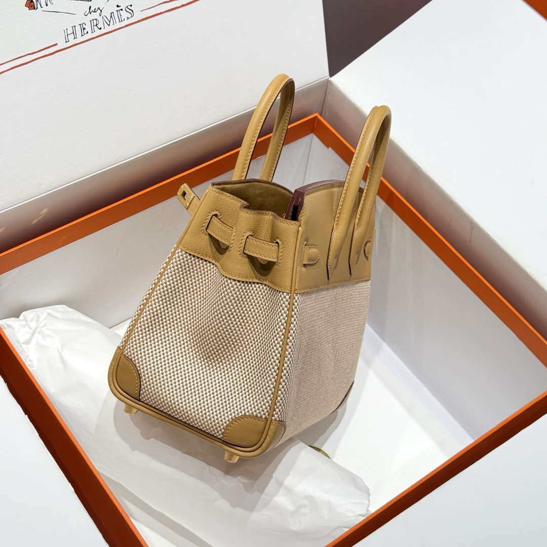 Hermes Birkin Tote Bag Swift leather with canvas 286012
