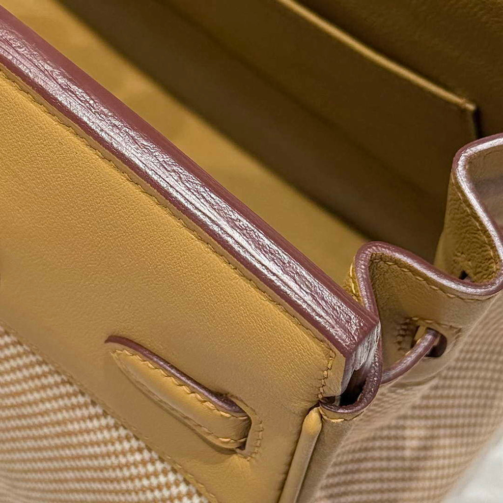Hermes Birkin Tote Bag Swift leather with canvas 286012