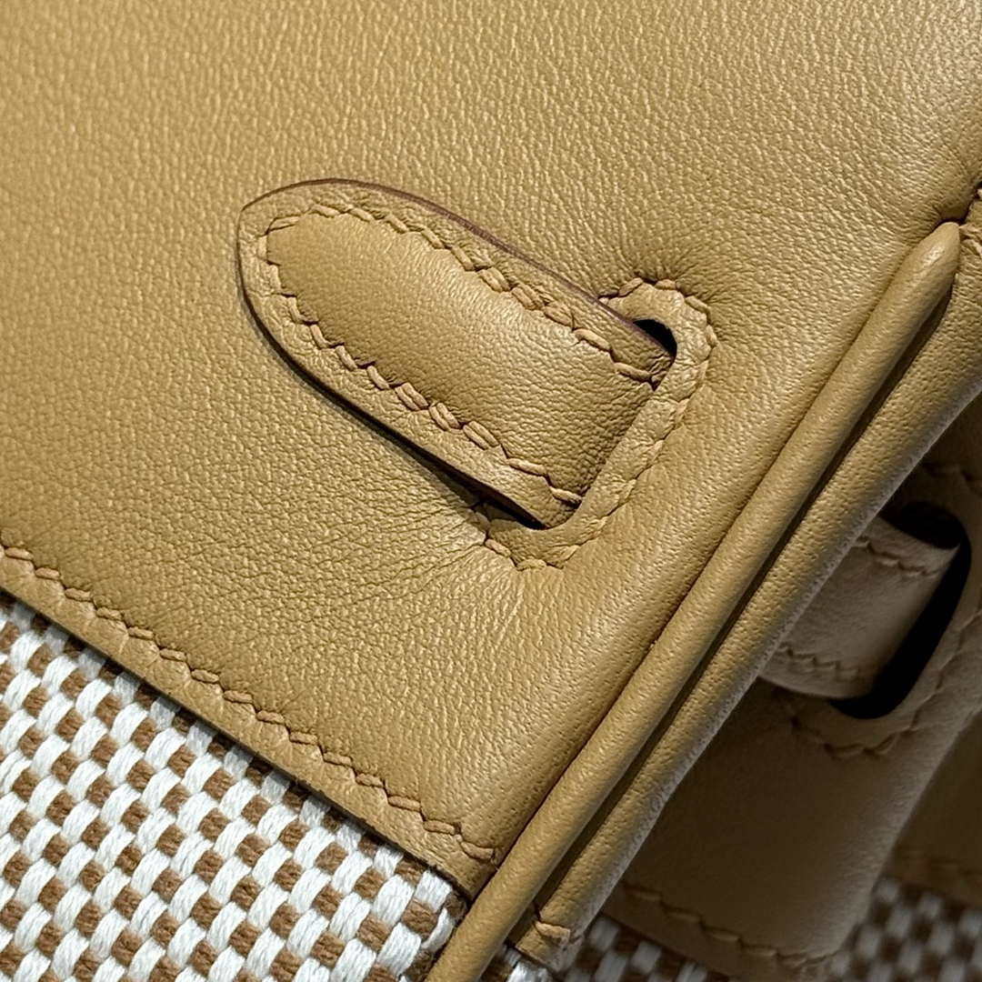 Hermes Birkin Tote Bag Swift leather with canvas 286012