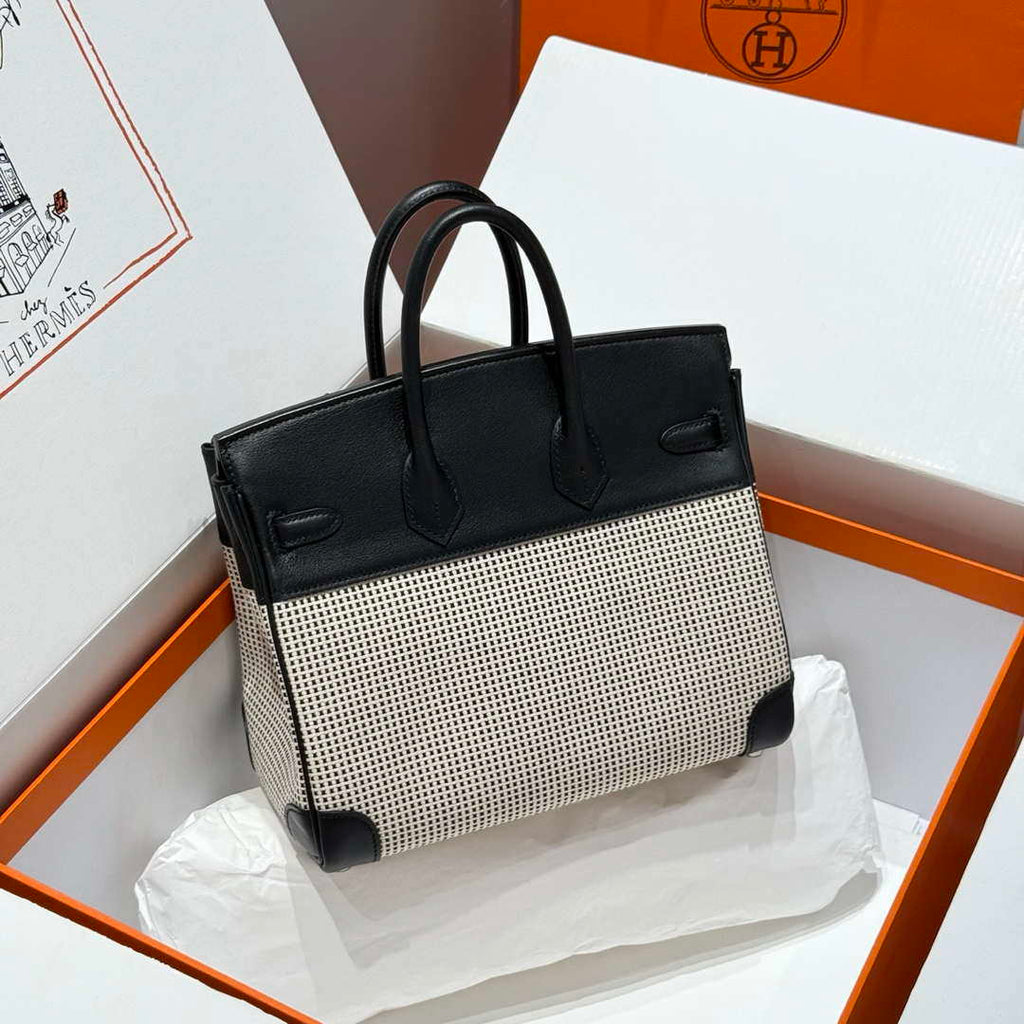 Hermes Birkin Tote Bag Swift leather with canvas 286013