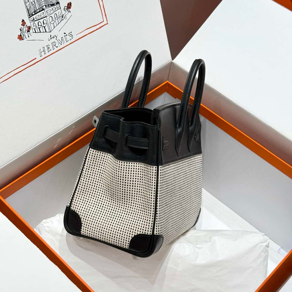 Hermes Birkin Tote Bag Swift leather with canvas 286013