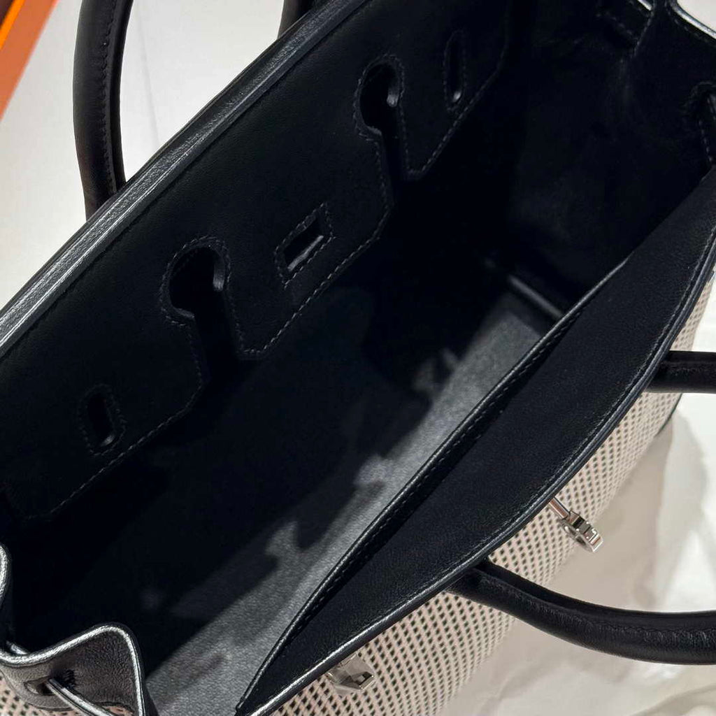 Hermes Birkin Tote Bag Swift leather with canvas 286013