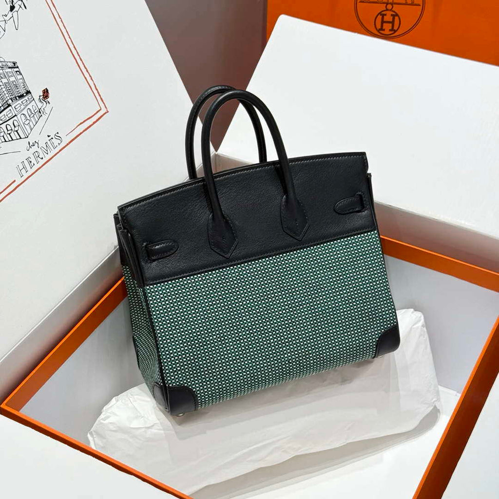 Hermes Birkin Tote Bag Swift leather with canvas 286014