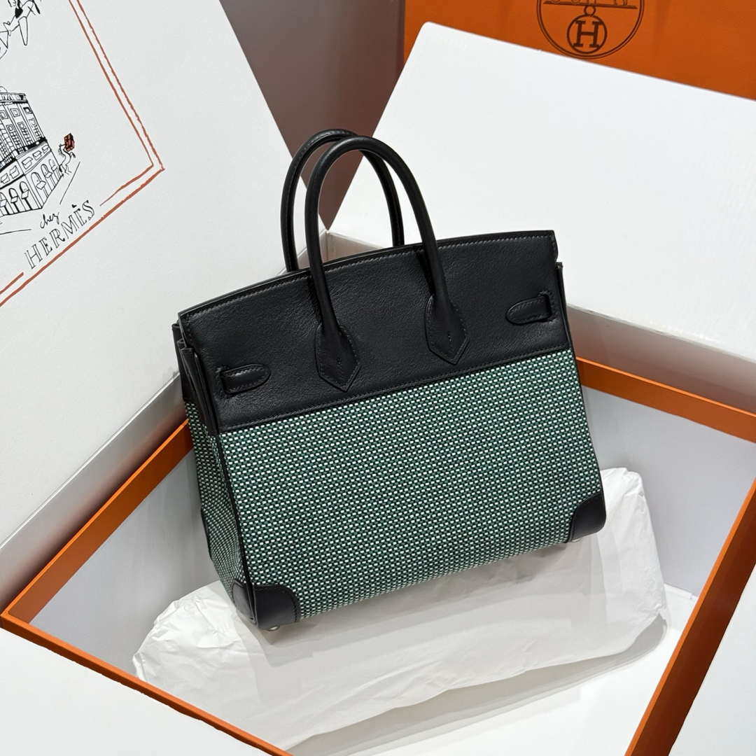 Hermes Birkin Tote Bag Swift leather with canvas 286014