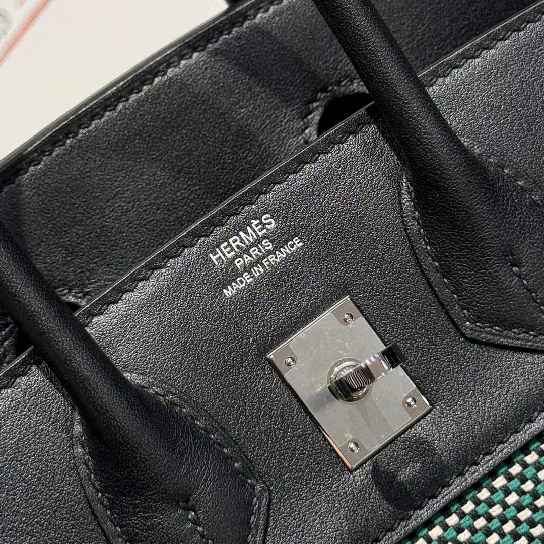 Hermes Birkin Tote Bag Swift leather with canvas 286014