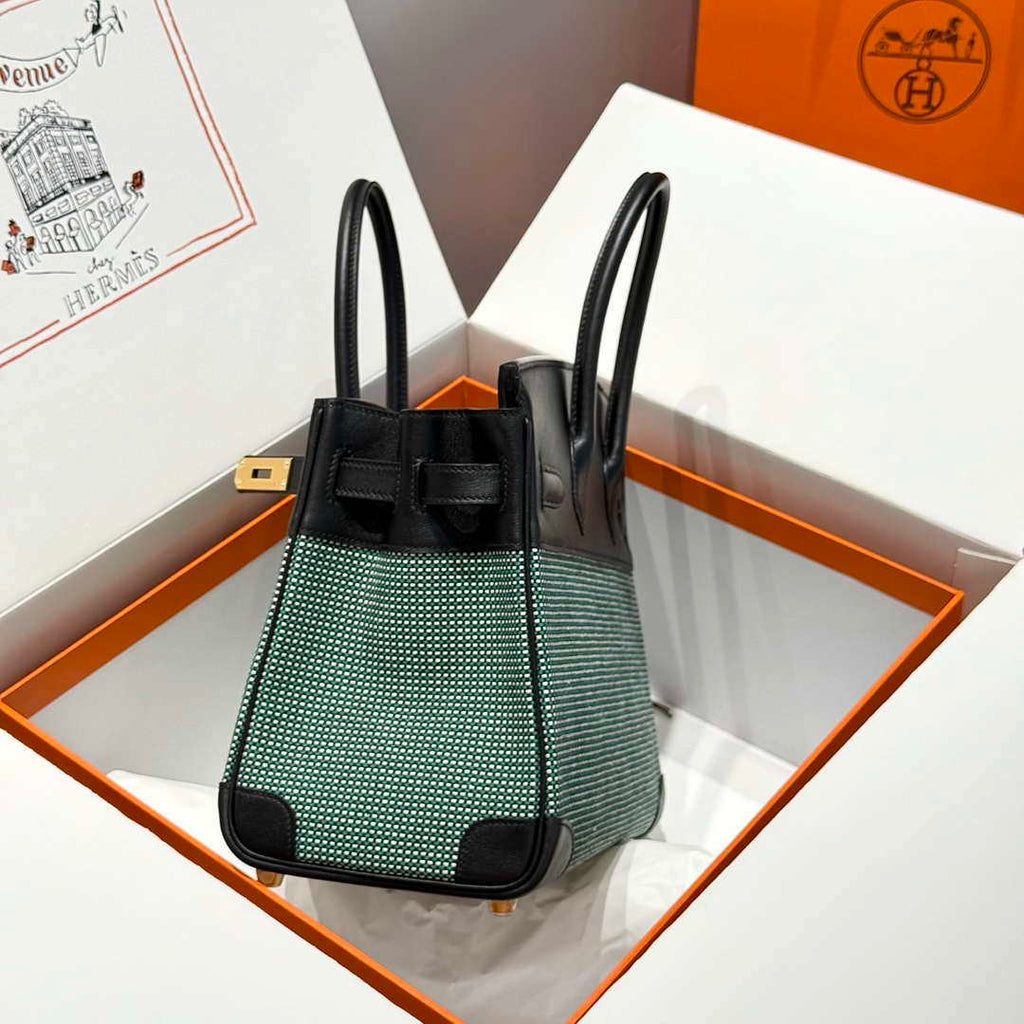 Hermes Birkin Tote Bag Swift leather with canvas 286014