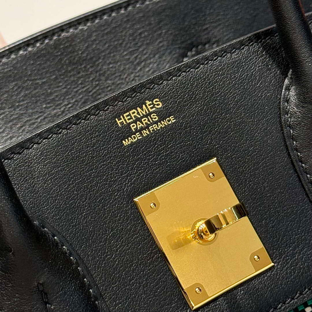 Hermes Birkin Tote Bag Swift leather with canvas 286014