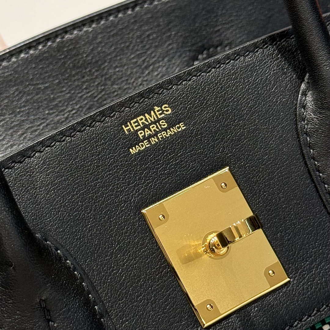 Hermes Birkin Tote Bag Swift leather with canvas 286014